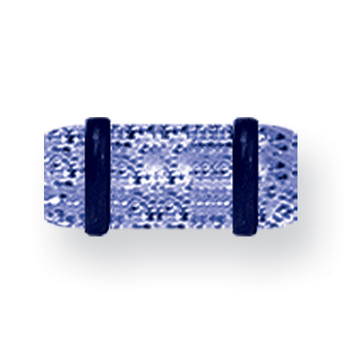 Acrylic Uv Sensitive Heavy Glitter Plug W 2 Rubber O-Rings 4G (5.2Mm) 1/2