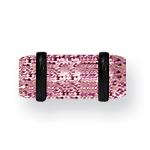 Acrylic Uv Sensitive Heavy Glitter Plug W 2 Rubber O-Rings 4G (5.2Mm) 1/2