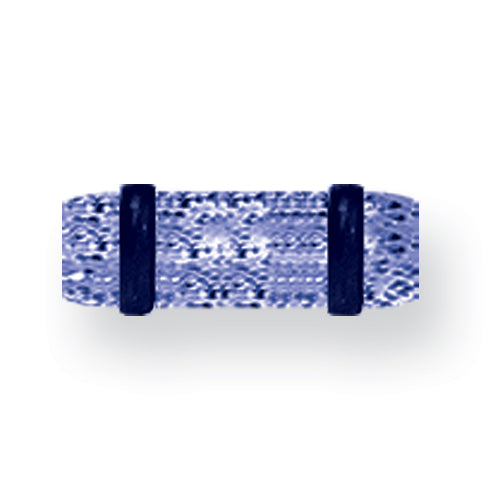 Acrylic Uv Sensitive Heavy Glitter Plug W 2 Rubber O-Rings 6G (4.1Mm) 1/2