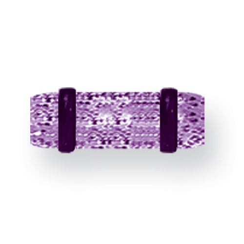 Acrylic Uv Sensitive Heavy Glitter Plug W 2 Rubber O-Rings 6G (4.1Mm) 1/2