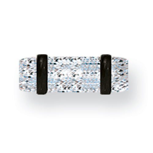 Acrylic Uv Sensitive Heavy Glitter Plug W 2 Rubber O-Rings 6G (4.1Mm) 1/2