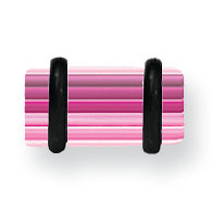 Acrylic Uv Sensitive Layered Plug W 2 Black O-Rings 0G (8.2Mm) 1/2 (13M