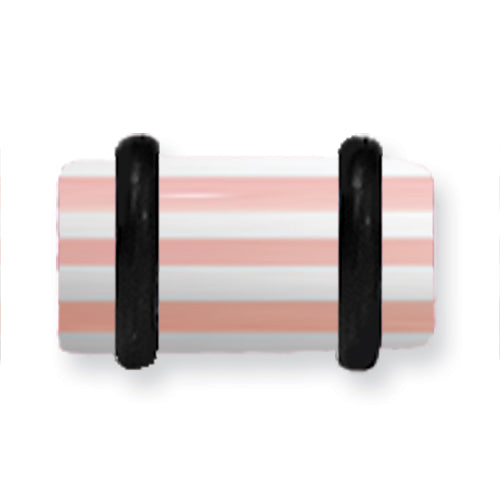Acrylic Uv Sensitive Layered Plug W 2 Black O-Rings 2G (6.5Mm) 1/2 (13M