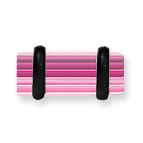 Acrylic Uv Sensitive Layered Plug W 2 Black O-Rings 4G (5.2Mm) 1/2 (13M