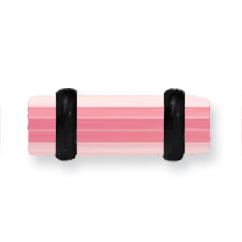 Acrylic Uv Sensitive Layered Plug W 2 Black O-Rings 6G (4.1Mm) 1/2 (13M