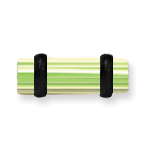 Acrylic Uv Sensitive Layered Plug W 2 Black O-Rings 6G (4.1Mm) 1/2 (13M