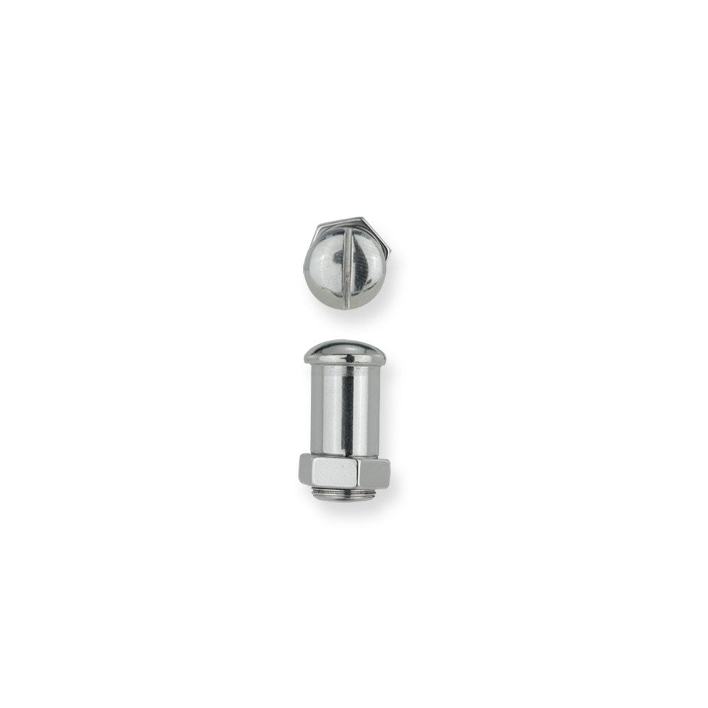 Stainless Stl Plugs & Flesh Tunnels Hardware Theme 0G (8.23mm) Slot-Headed