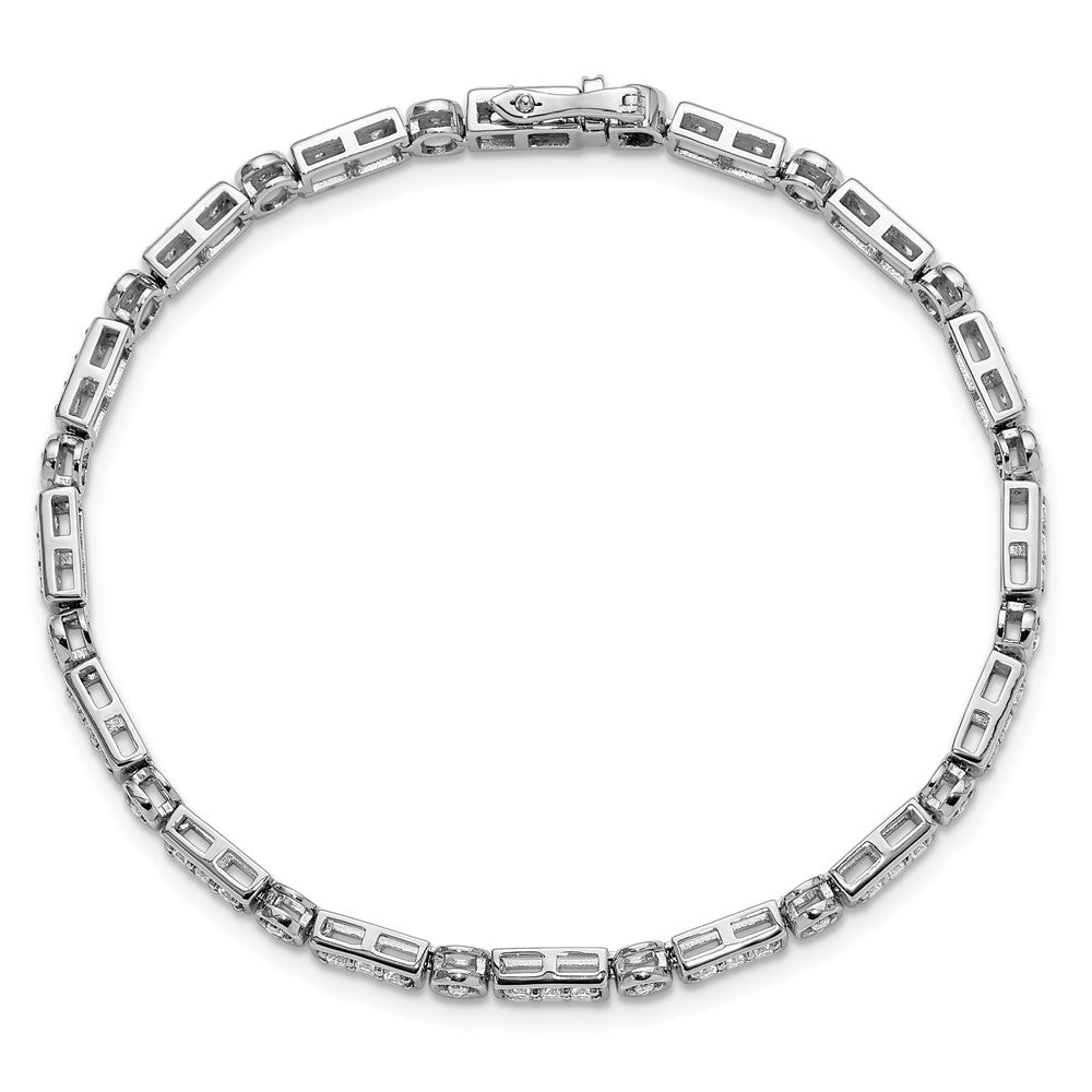 14K White Gold Lab Grown Diamond VS/SI FGH Bracelet