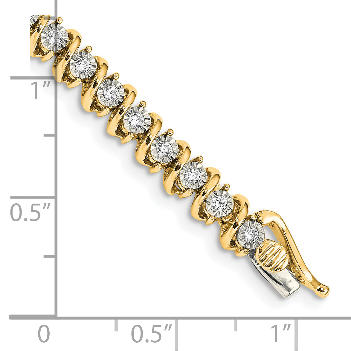 14K Lab Grown Diamond Vs/Si Fgh Bracelet