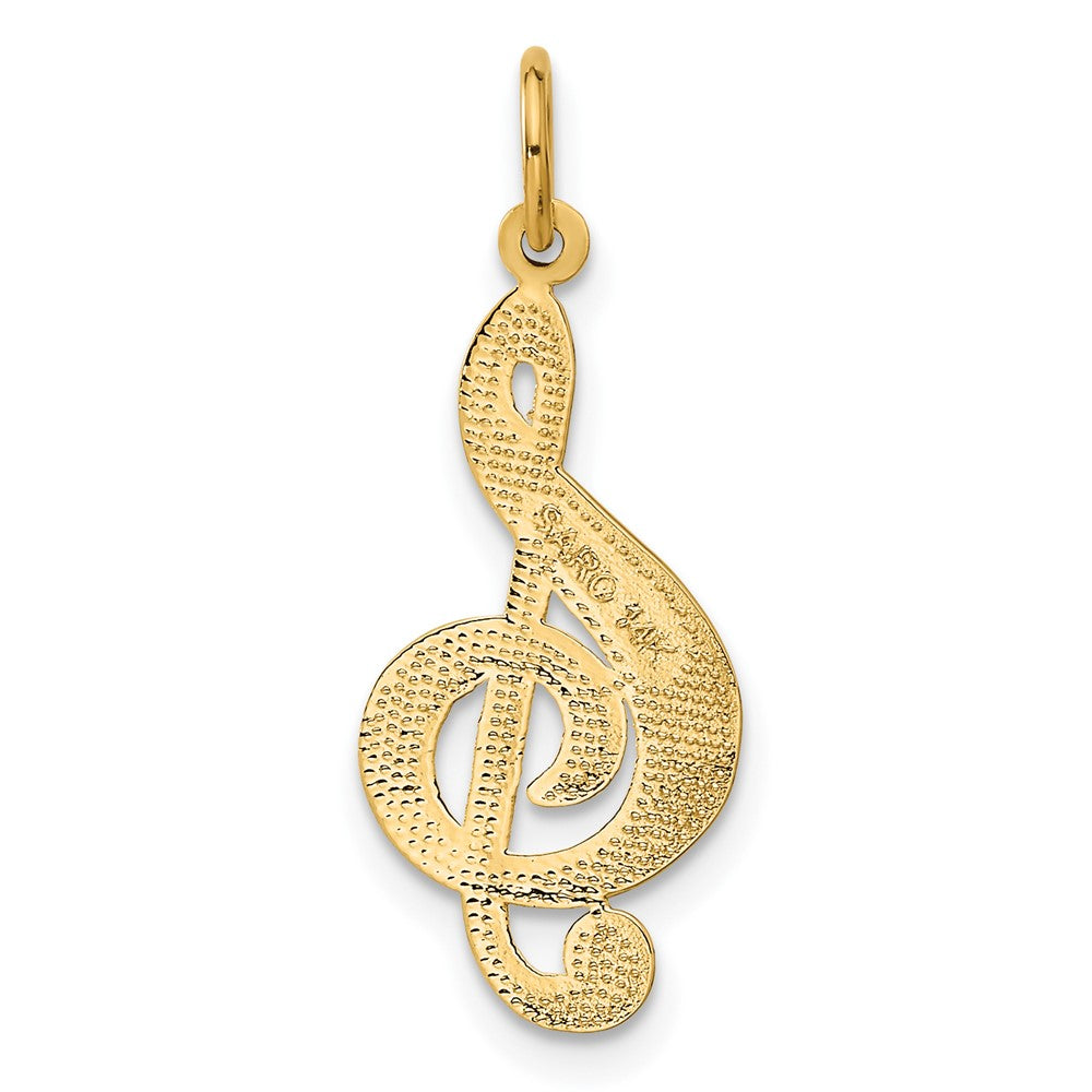 14k Treble Clef Charm