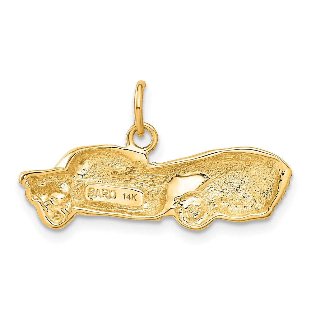 14k Sports Car Charm