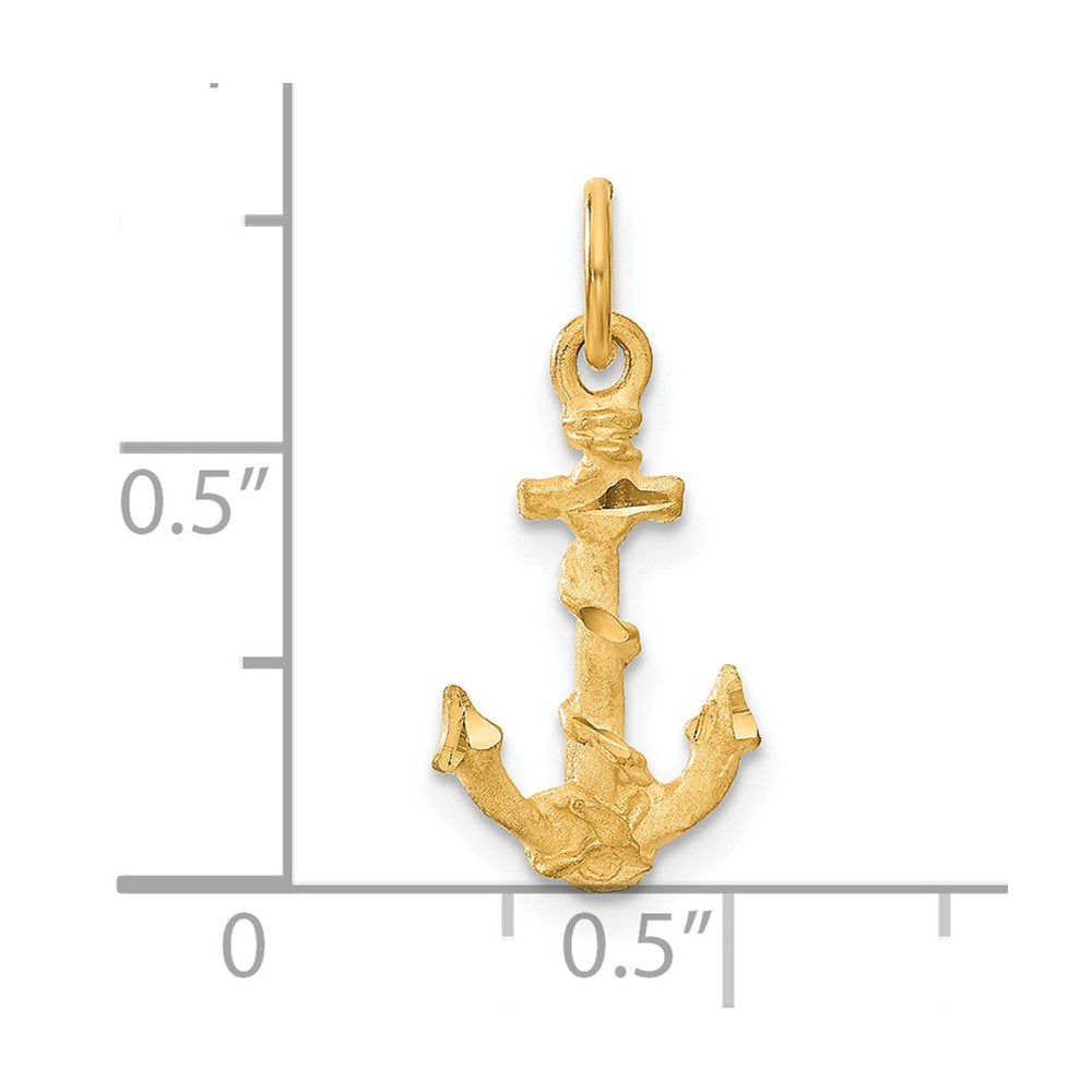 14k Anchor Charm