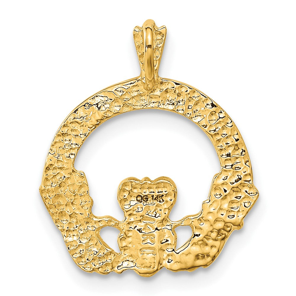 14k Claddagh Pendant