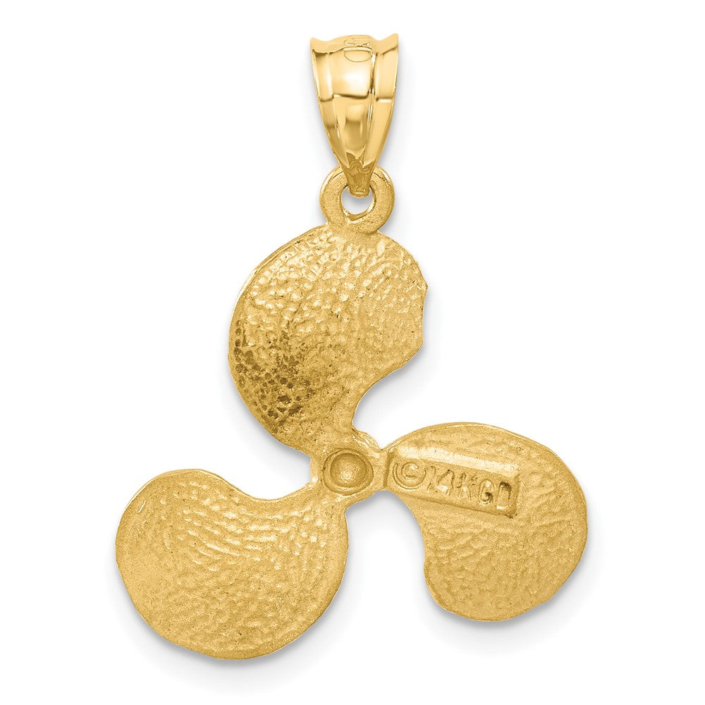 14k Propeller Pendant