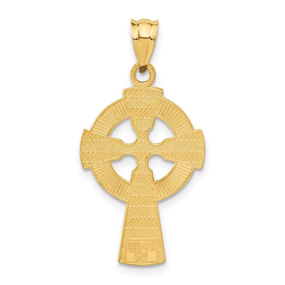 14k Celtic Cross Pendant