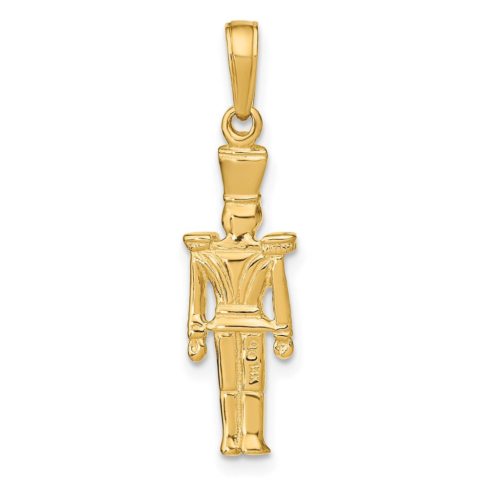 14k Polished 3-D Toy Soldier Pendant