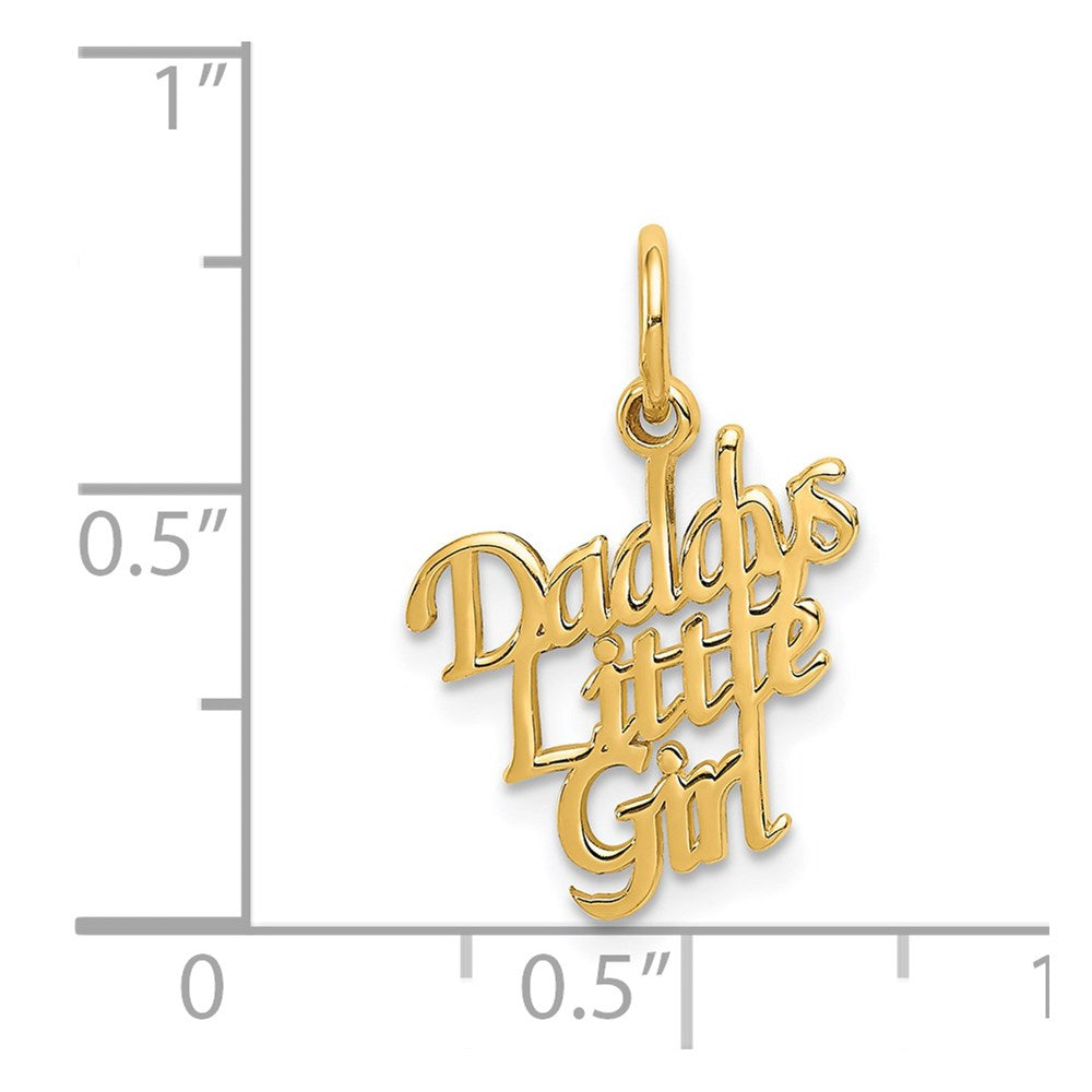 14k DADDYS LITTLE GIRL Charm