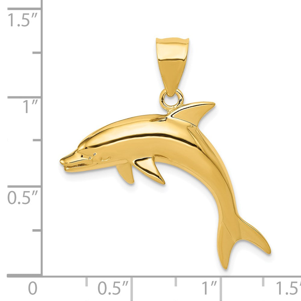 14k Dolphin Pendant