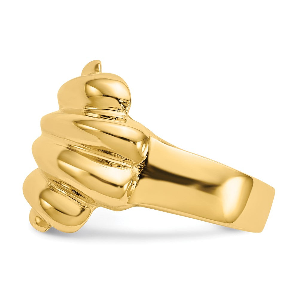 14k High Polished Dome Ring