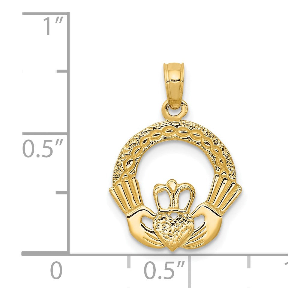 14k Claddagh Charm