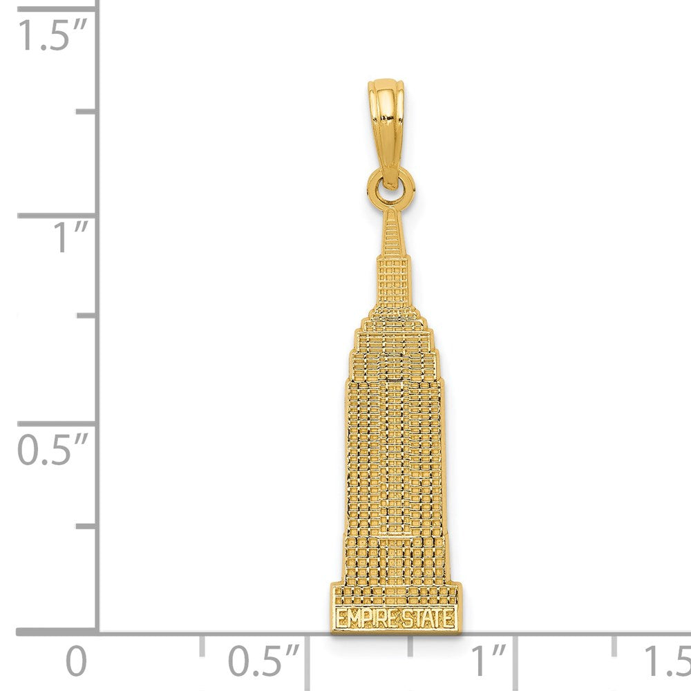 14k EMPIRE STATE Building Pendant