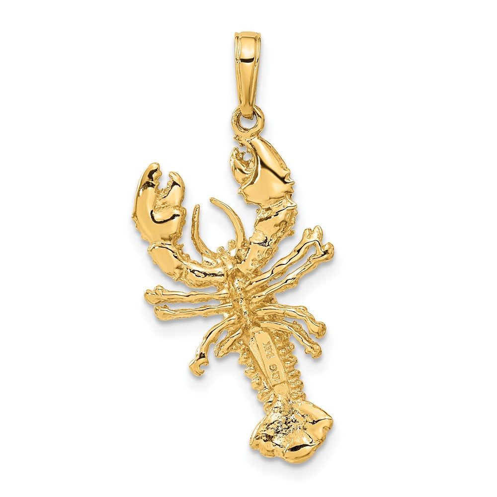 14k Lobster Pendant