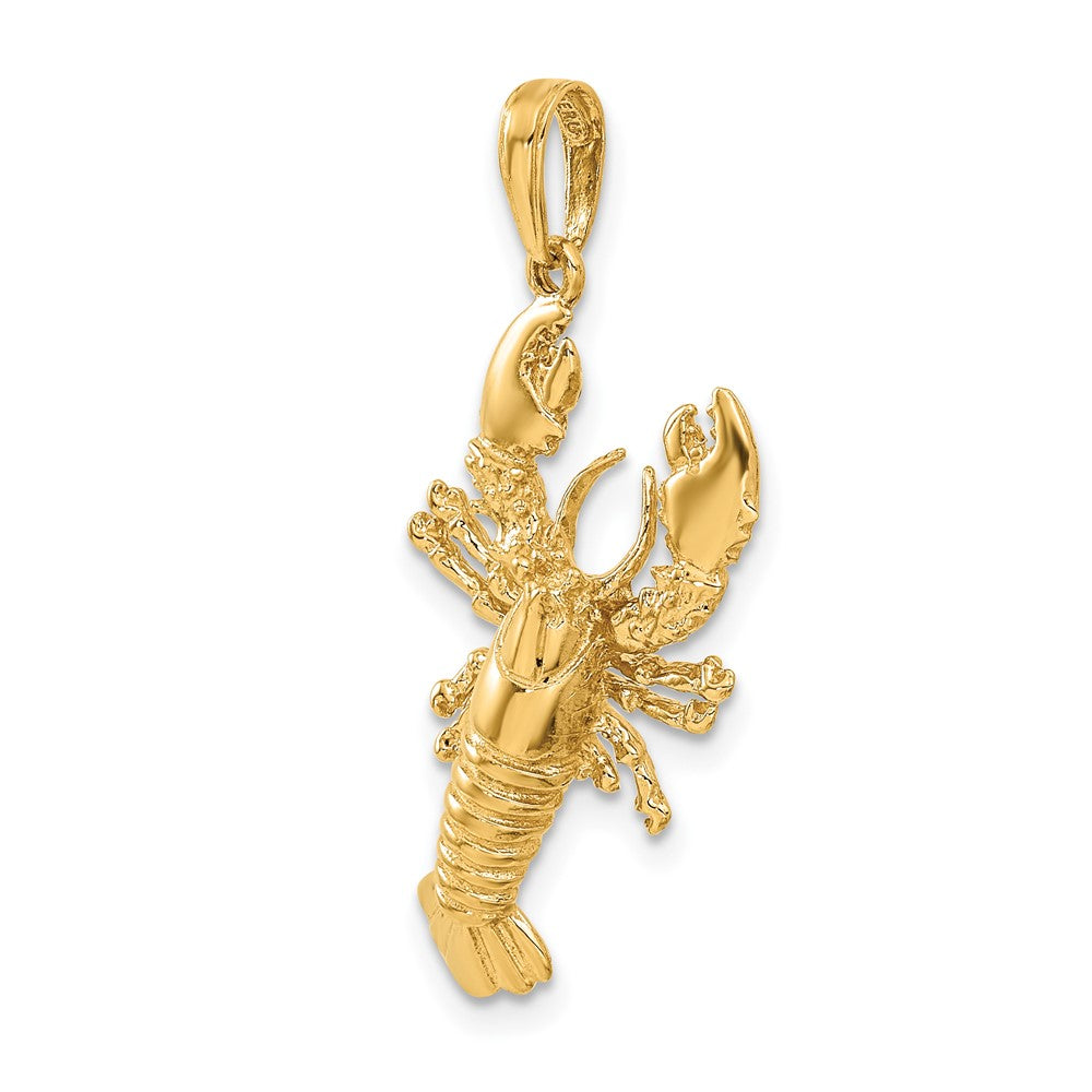 14k Lobster Pendant