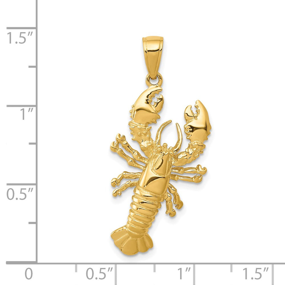 14k Lobster Pendant