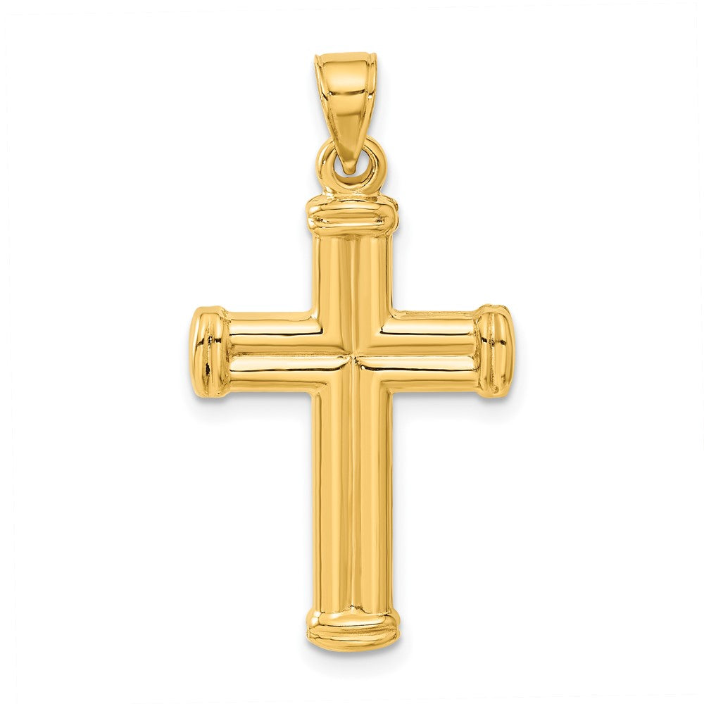 14k Hollow Cross Pendant