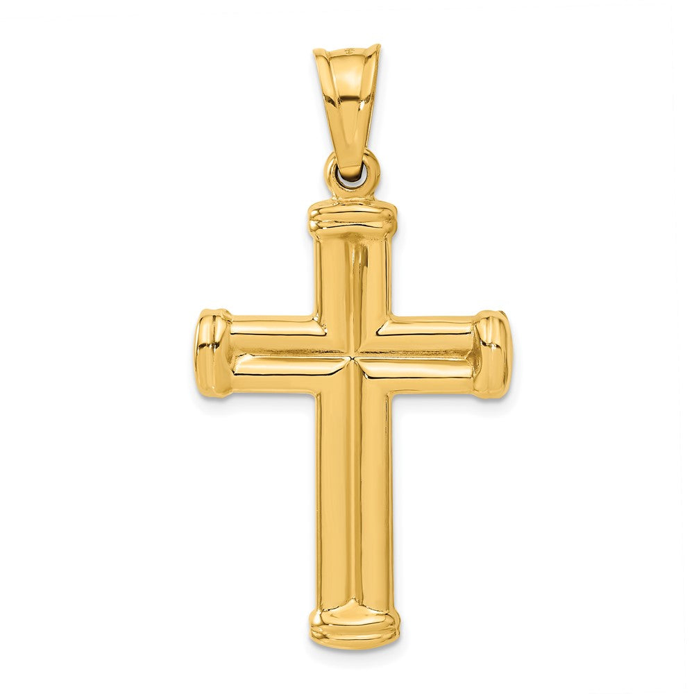 14k Hollow Cross Pendant