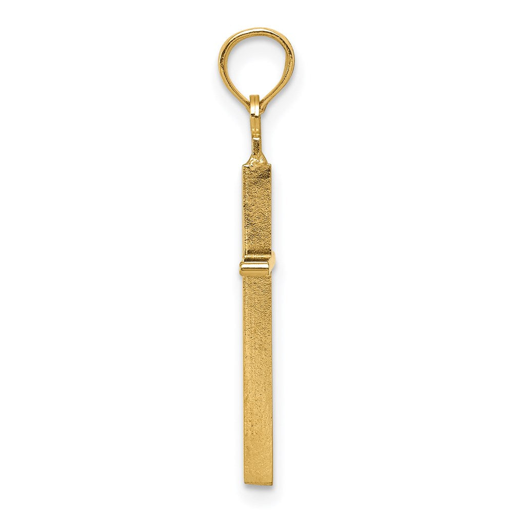 14k Polished Cross Pendant