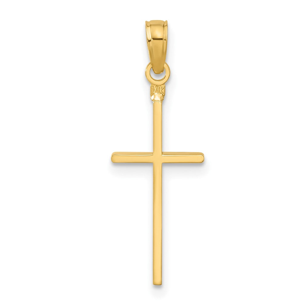 14k Polished Cross Pendant