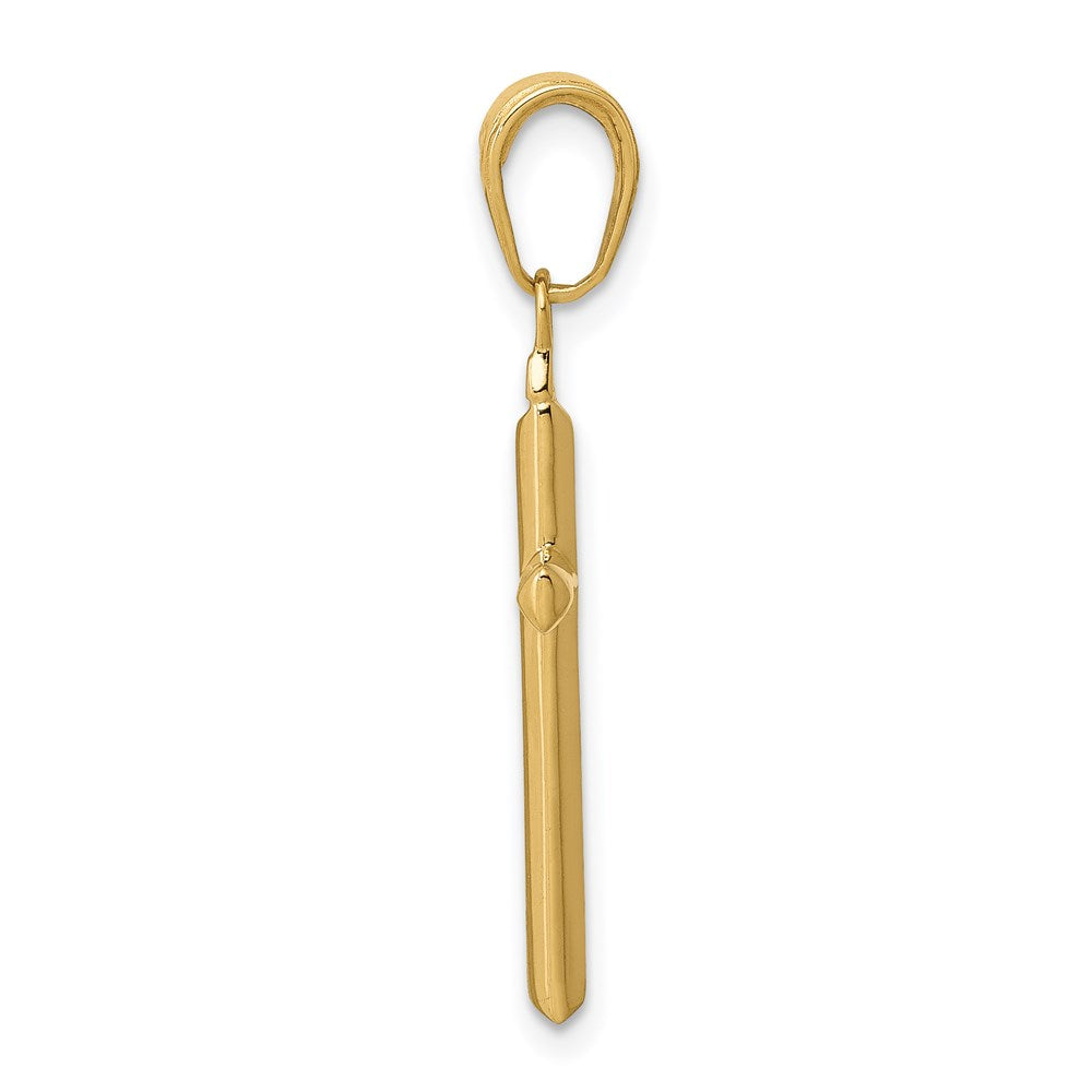 14k Reversible Latin Cross Pendant