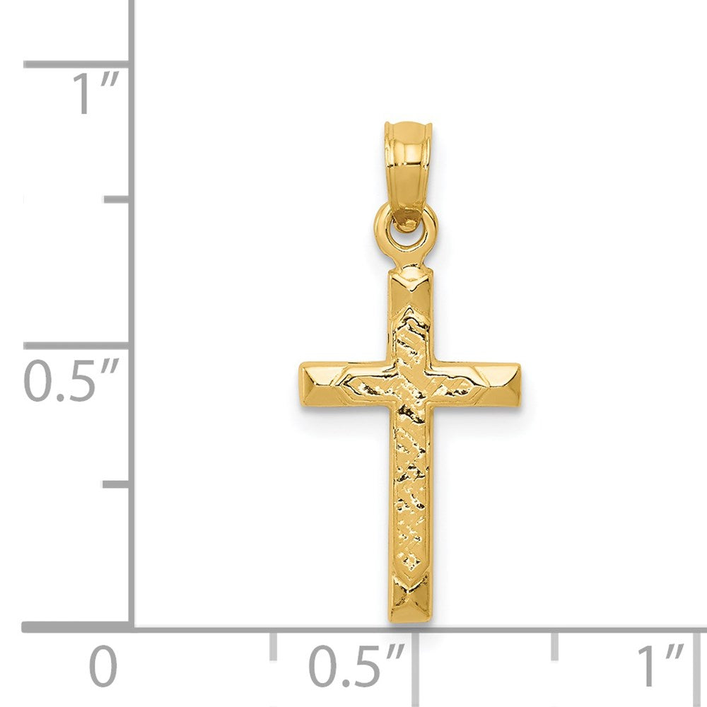 14K Cross Pendant