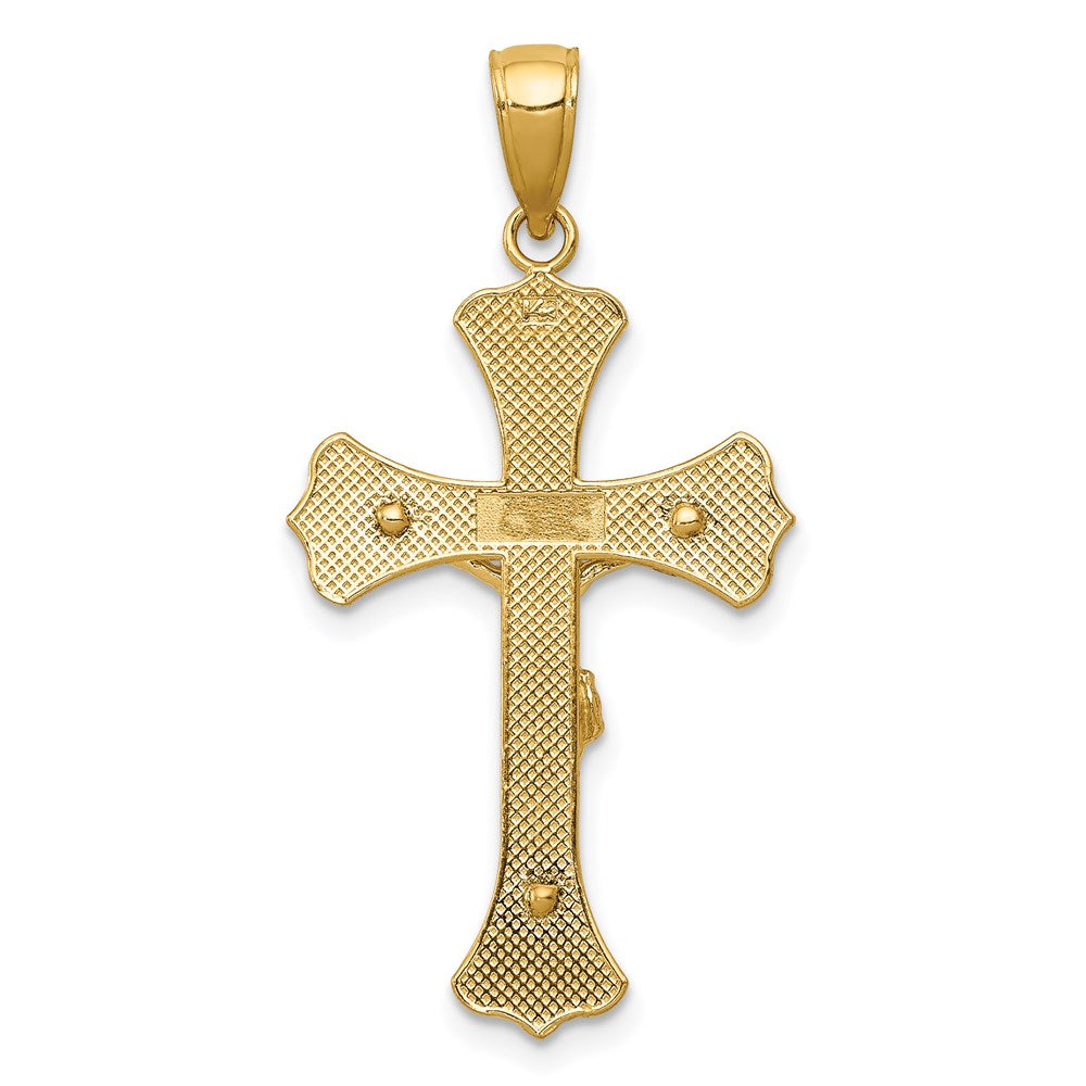 14K Crucifix Pendant