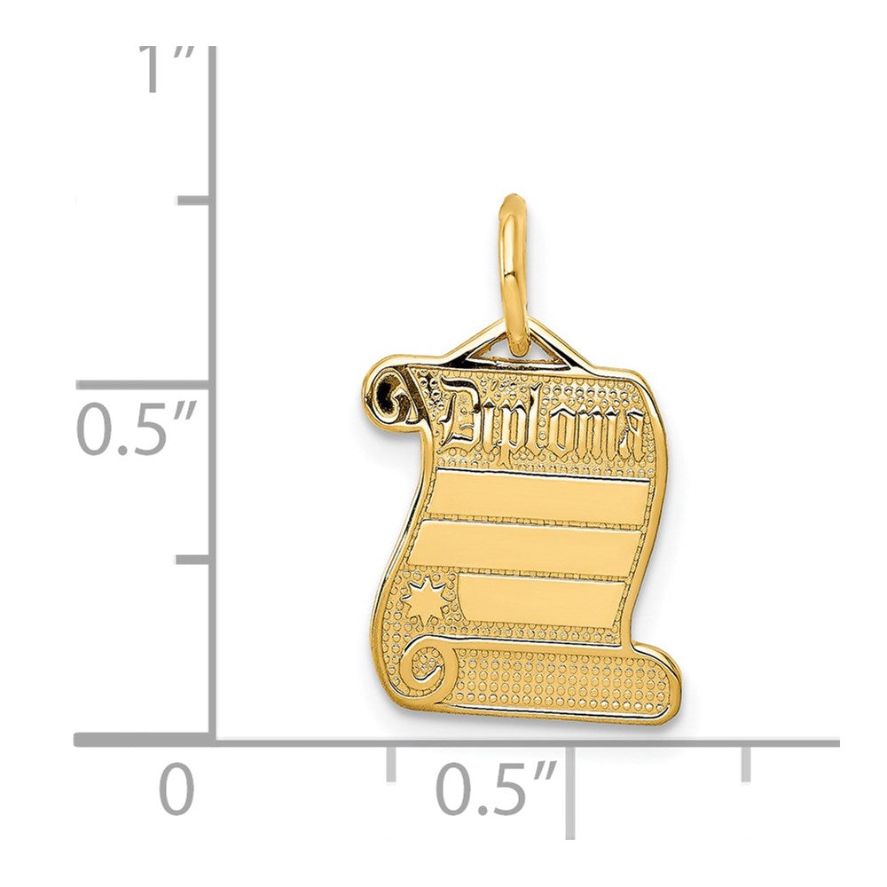 14k DIPLOMA Charm
