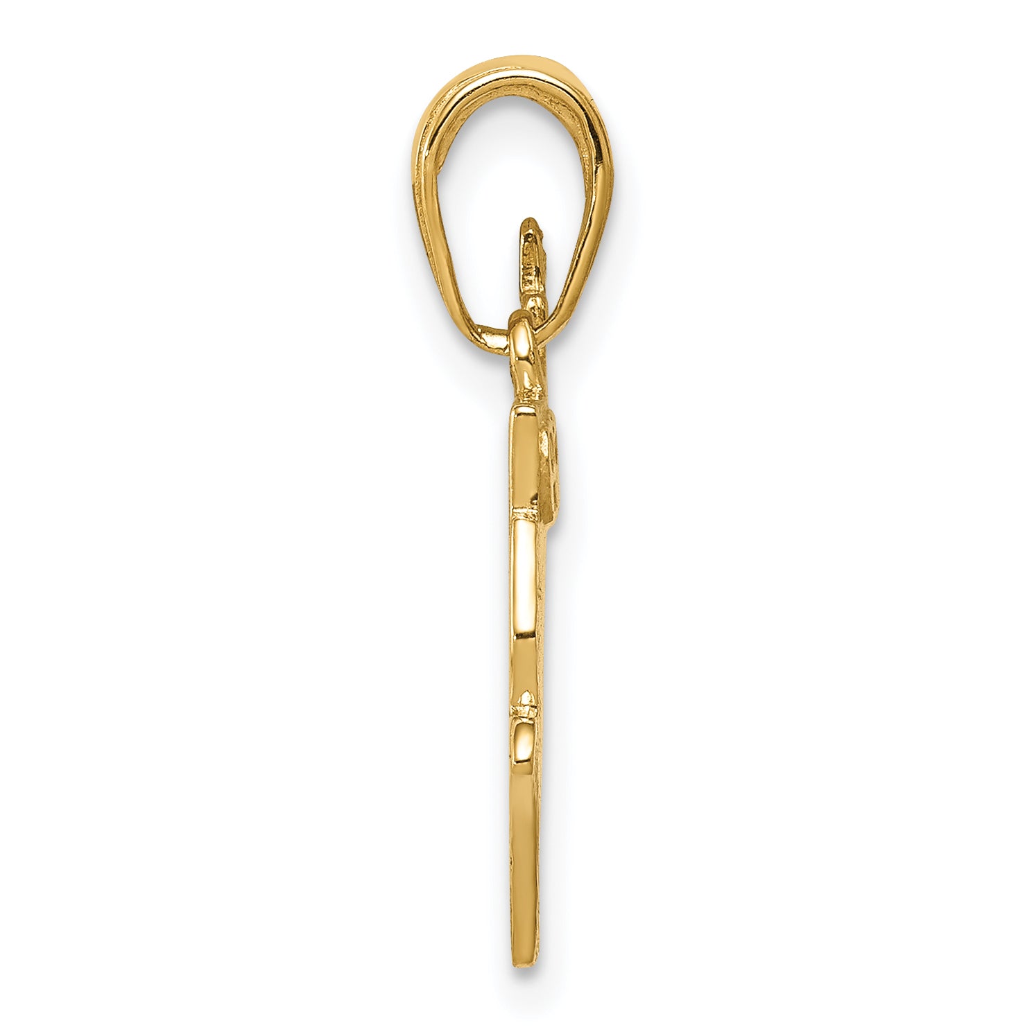 14K Bible, Praying Hands, And Cross Pendant