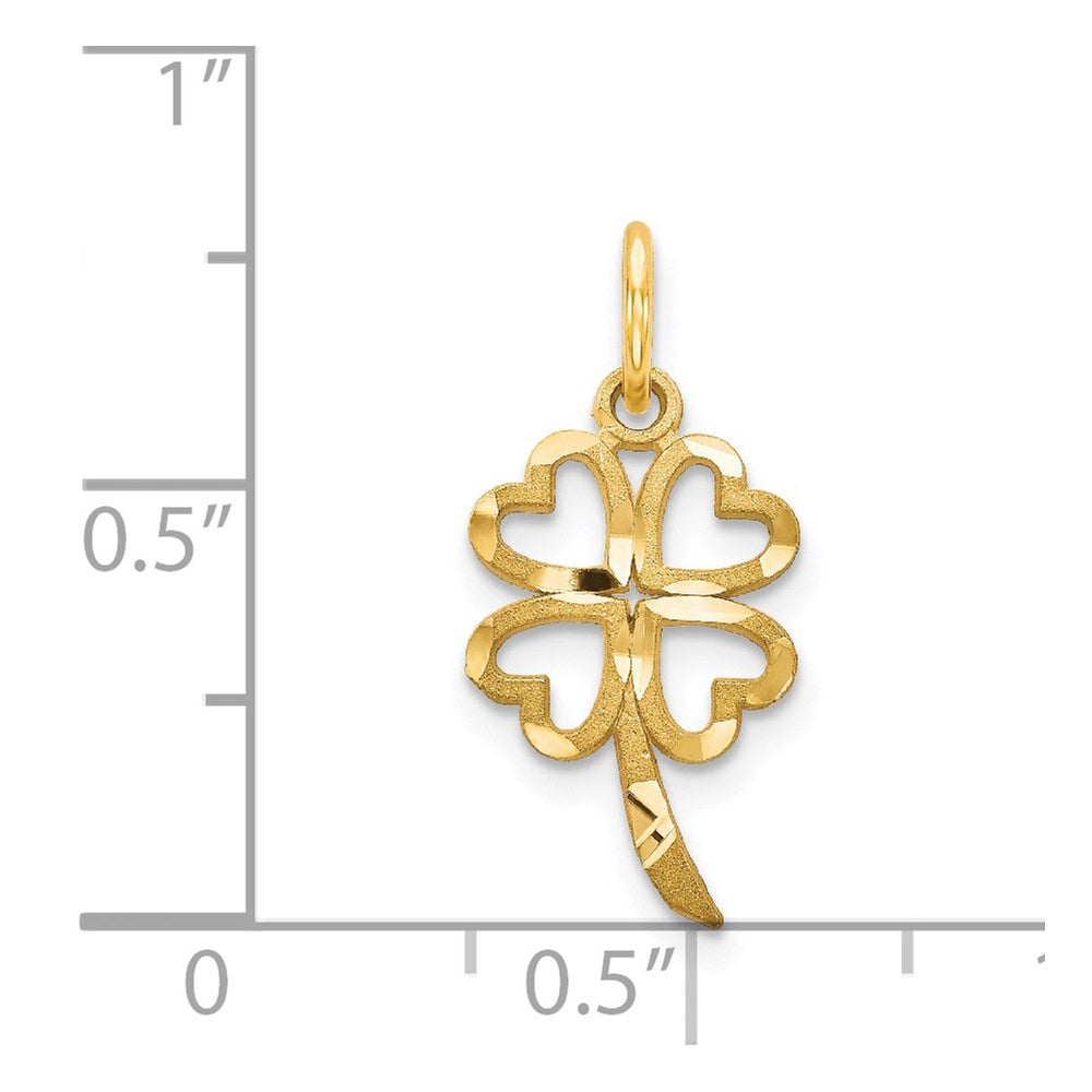 14k 4 Leaf Clover Charm