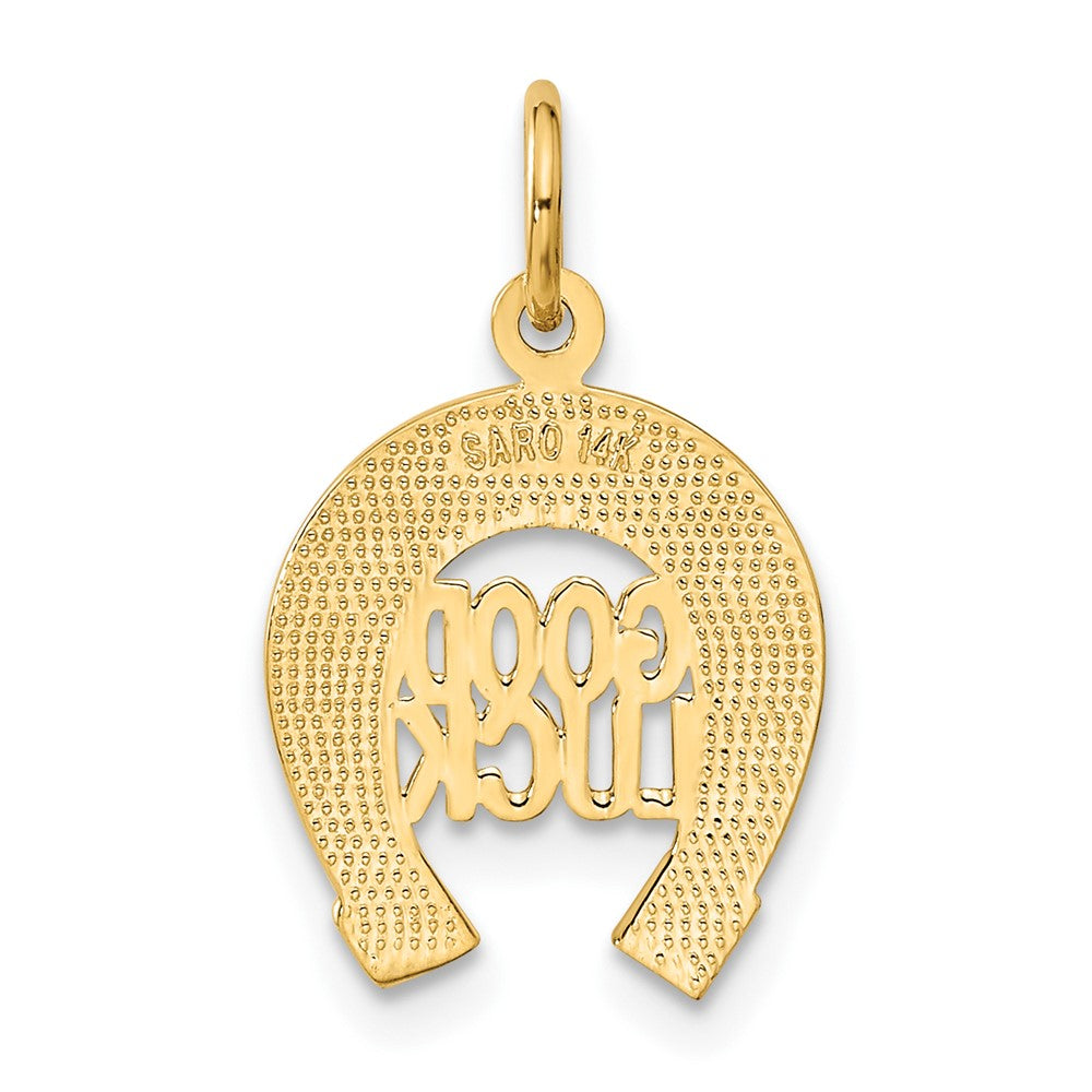 14k Horseshoe Charm