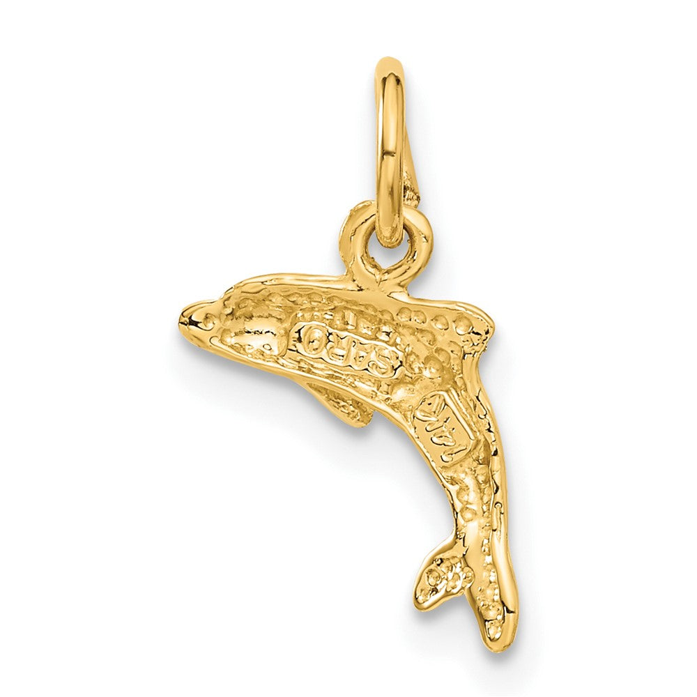 14k Dolphin Pendant