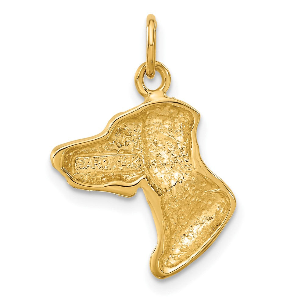 14K Dog Charm
