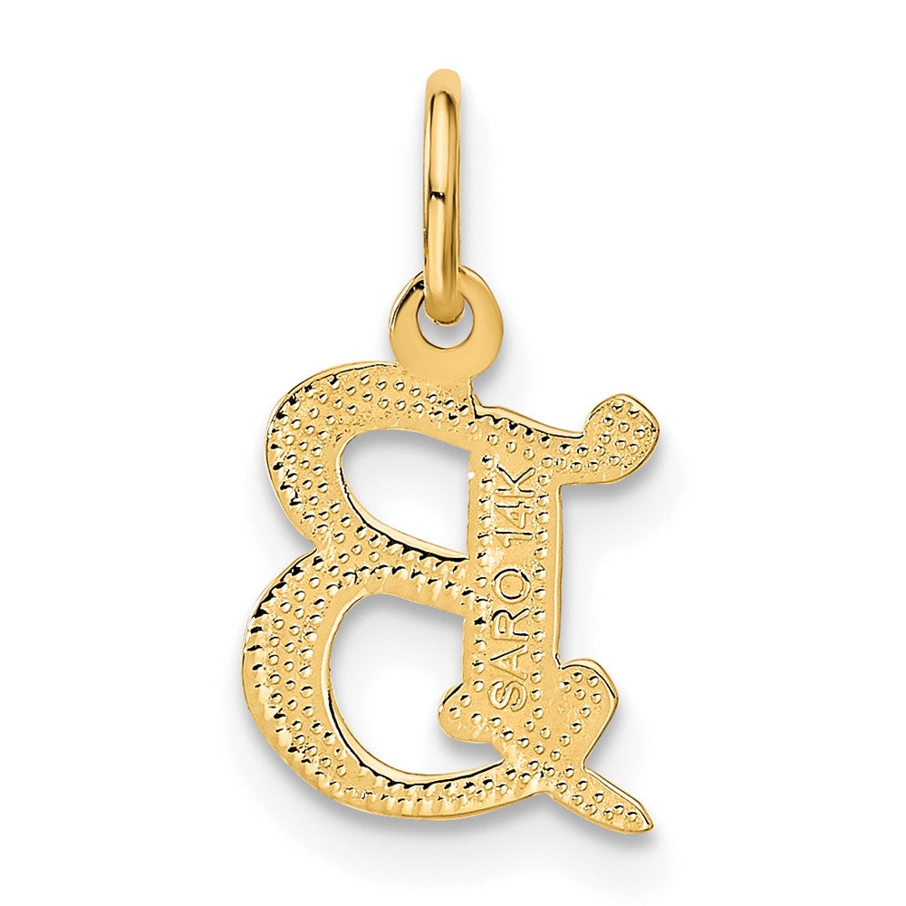 14k Letter B Initial Charm