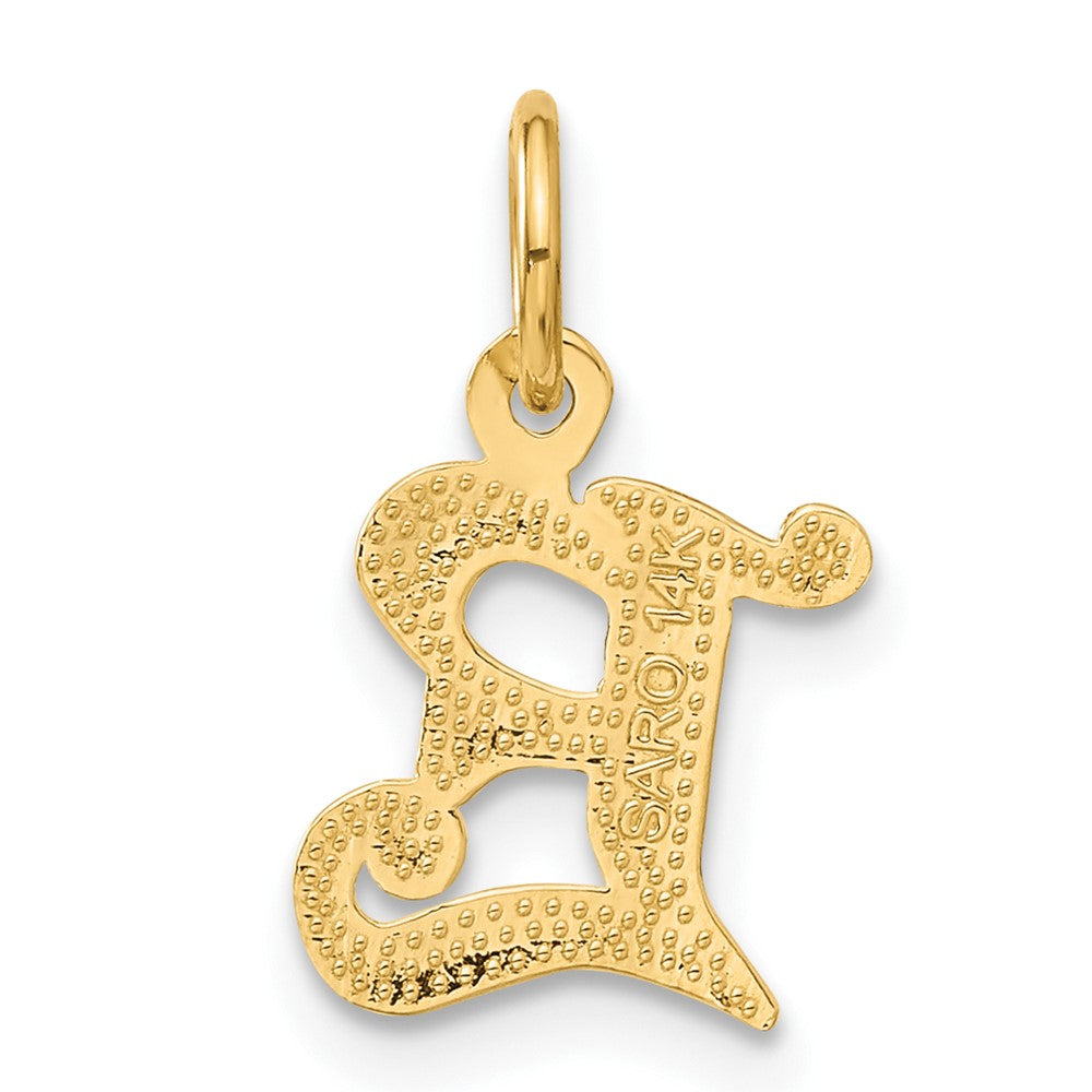 14k Letter E Initial Charm