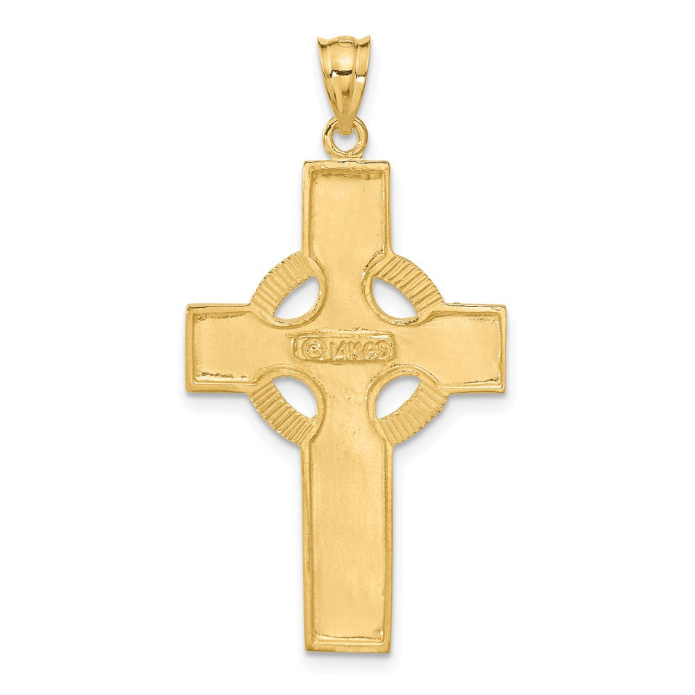 14k Celtic Cross Pendant