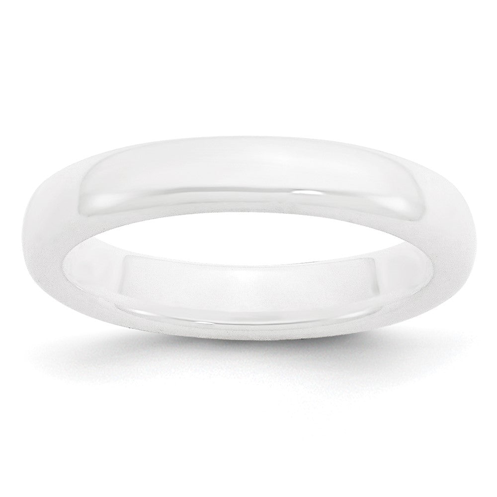 Chisel Ceramic White 4mm Polished Band