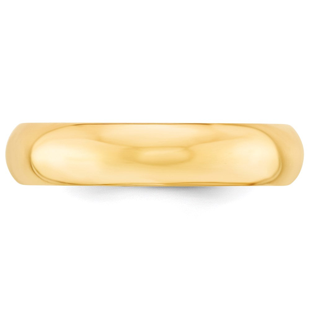 10k Yellow Gold 5mm Standard Weight Comfort Fit Wedding Band Size 11