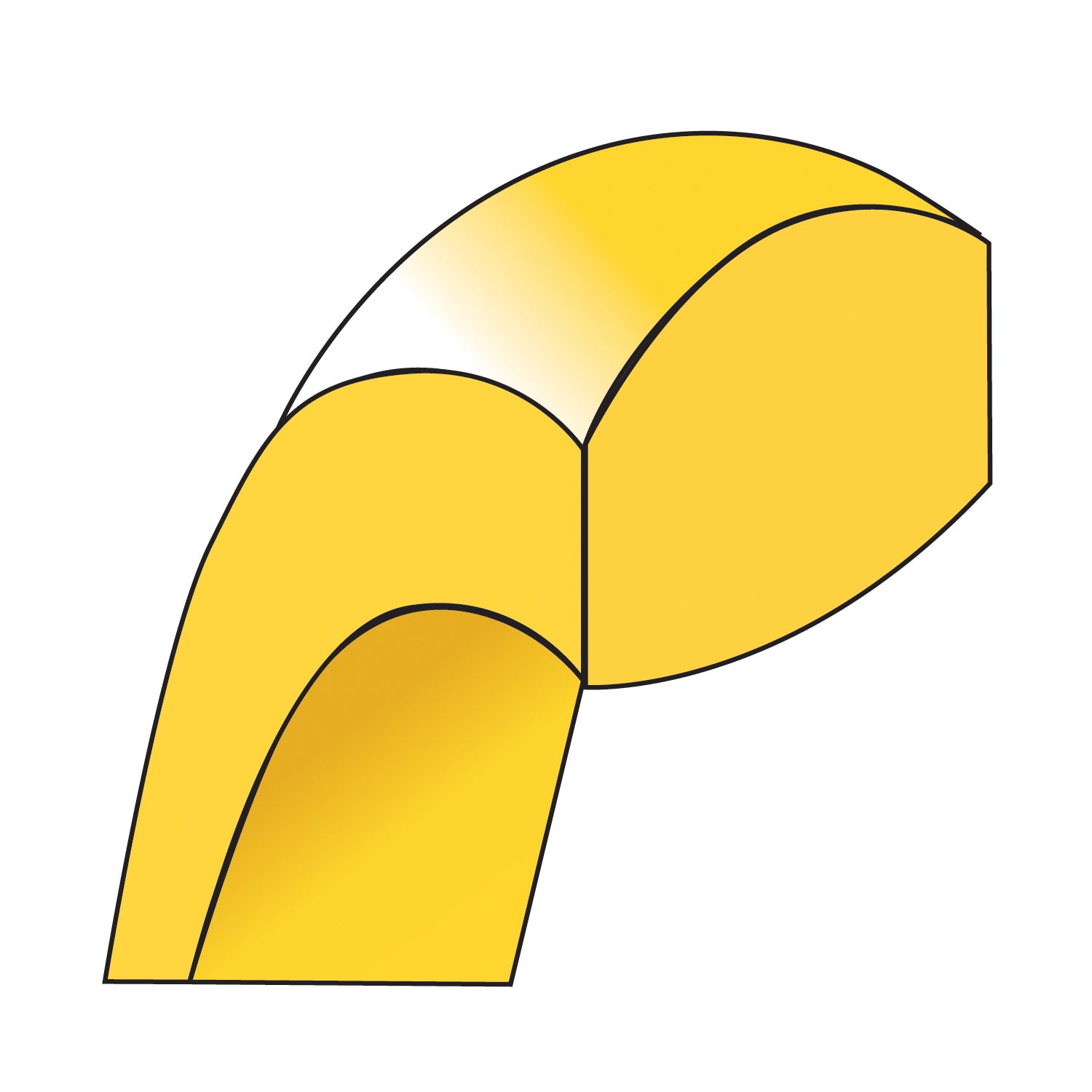 10k Yellow Gold 6mm Standard Weight Comfort Fit Wedding Band Size 4