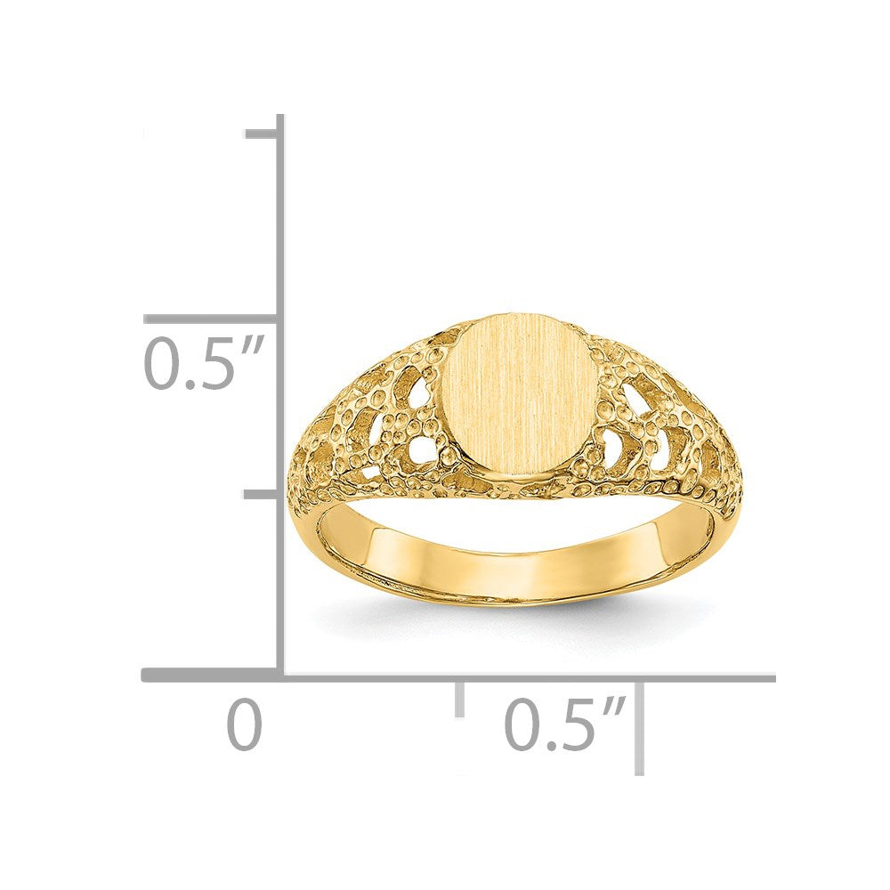 14k Signet Ring