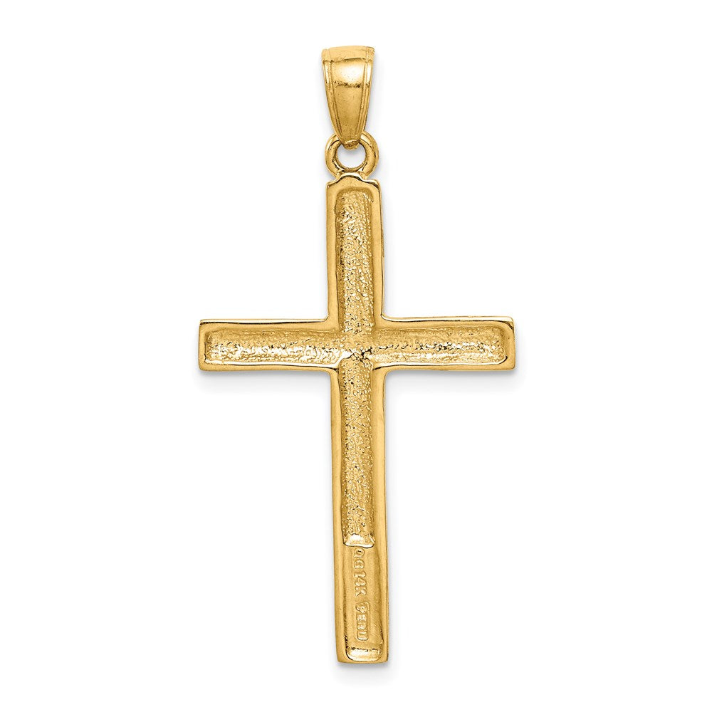 14k Polished Cross Pendant
