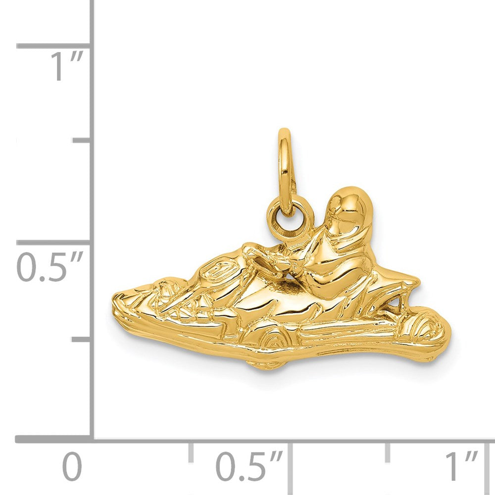 14k Go-Kart Charm